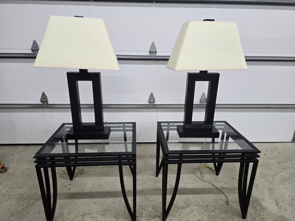 Glass End Tables