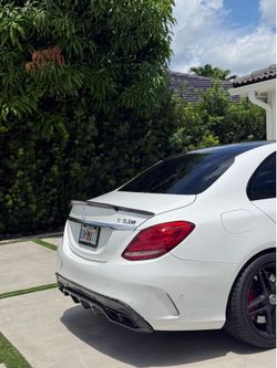 2015-2021 Mercedes benz W205 C63 Amg carbon fiber trunk spoiler