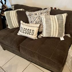 Beautiful Dark Grey couch 3 Piece 