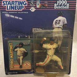 Unopened Pedro Martinez Action Figure And Card 1999
