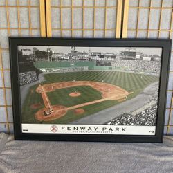 Classic Fenway Park Photo Oil Painting 