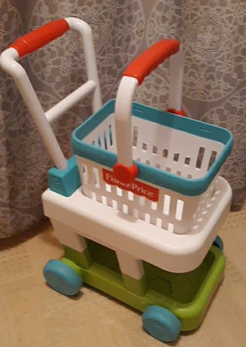 Fisher price kids play cart w removable basket