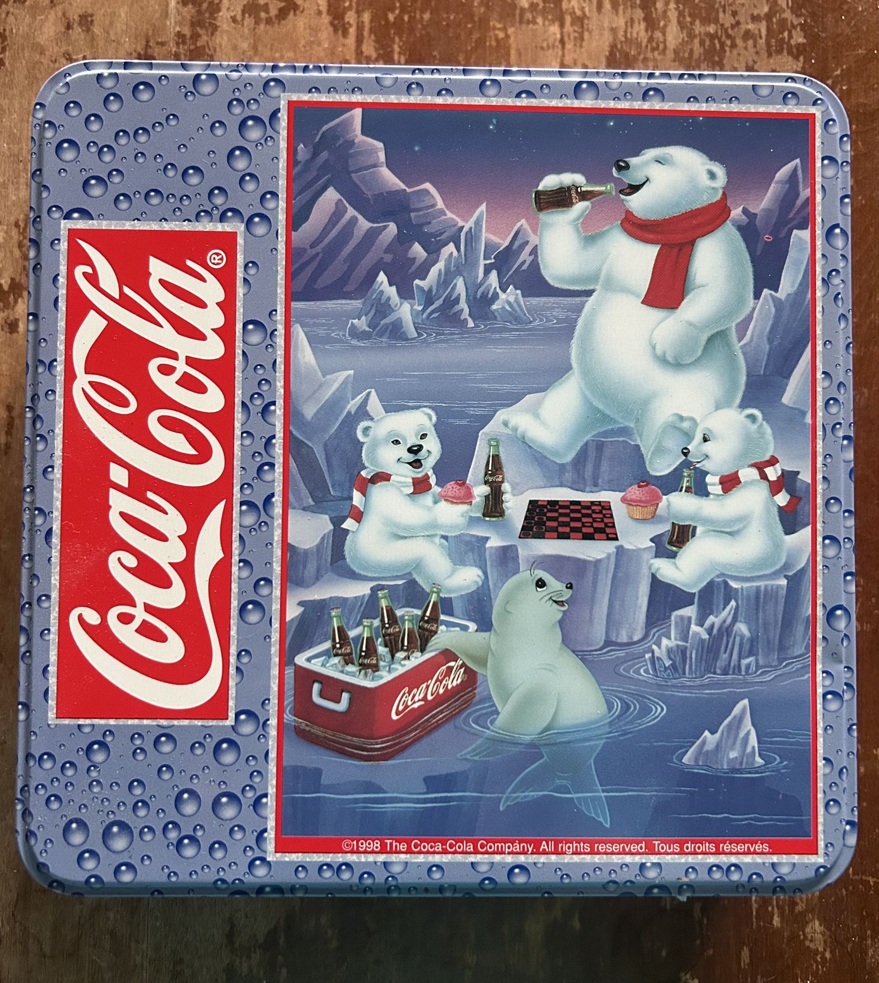 1998 Coca-Cola 1000 Piece Puzzle In Collector Tin.