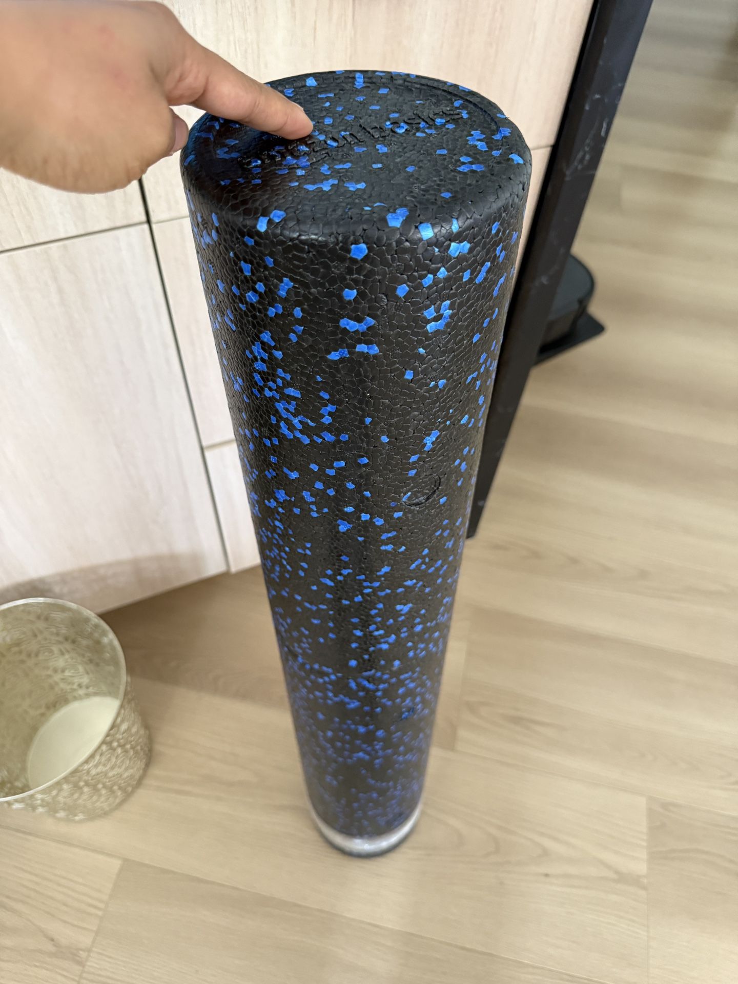 High density foam roller 24in for exercise recovery