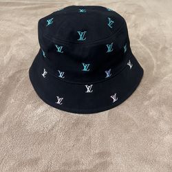 Louis Vuitton Blason Shading Denim Reversible Bucket Hat