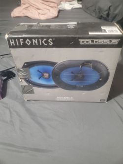 Hifonics  6×9 2 way coaxial speaker sistem