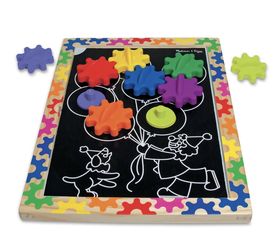 Melissa & Doug® Switch and Spin Magnetic Gear Board