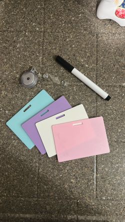 4pc Horizontal  Nurse Erasable Notepad Badge