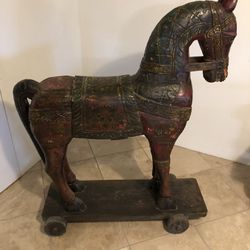 Antique Wooden Horse