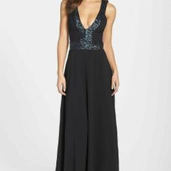 Long Formal Dress BLACK