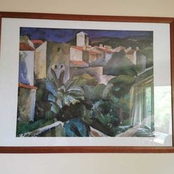 ‘Cassis - The View from the Window' is a 1913 painting by Russian artist Pyotr Konchalovsky