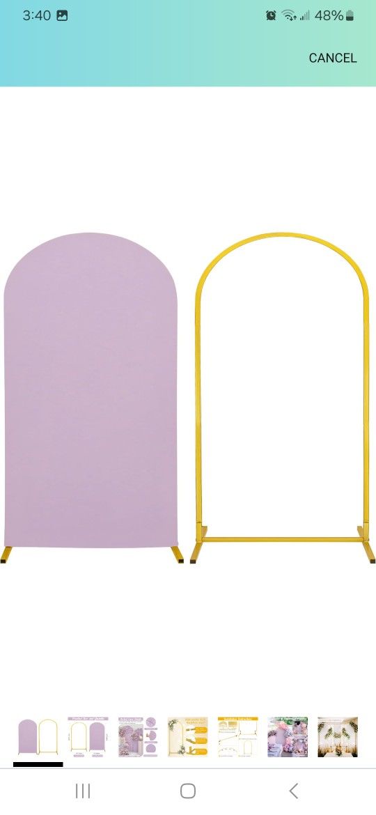 7.2 Ft Wedding Arch With Cover New In Box Pick Up In Pomona $40 Firm Price