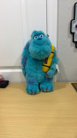 2001 Disney Pixar Stuffed Sully Monsters Inc 