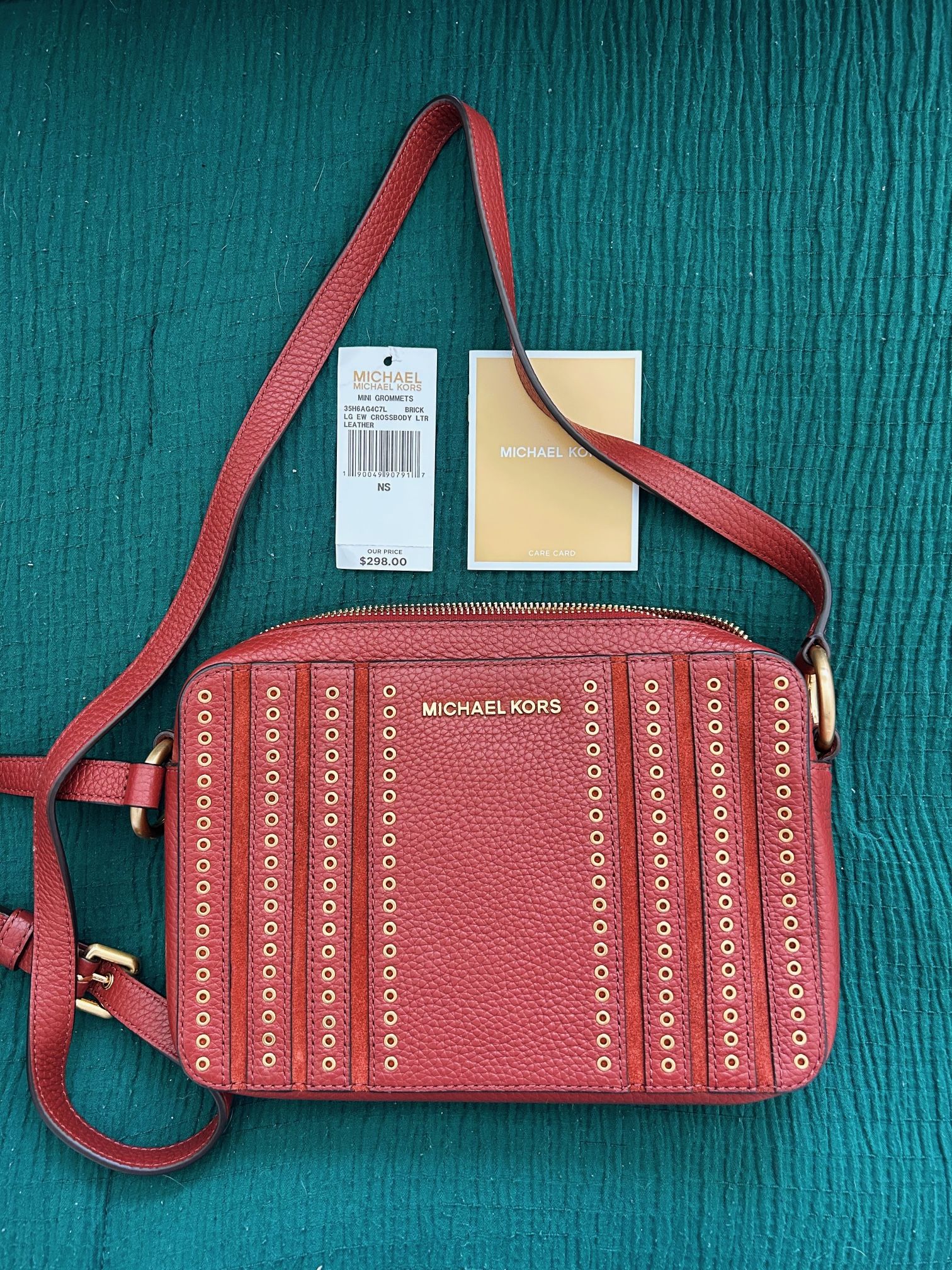 Genuine Michael Kors Leather Crossbody 