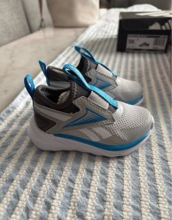 Reebok Kids Slip-On Sneakers Gray Blue