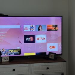 50” TV With Remote 