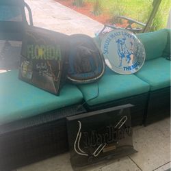 Antique bar signs