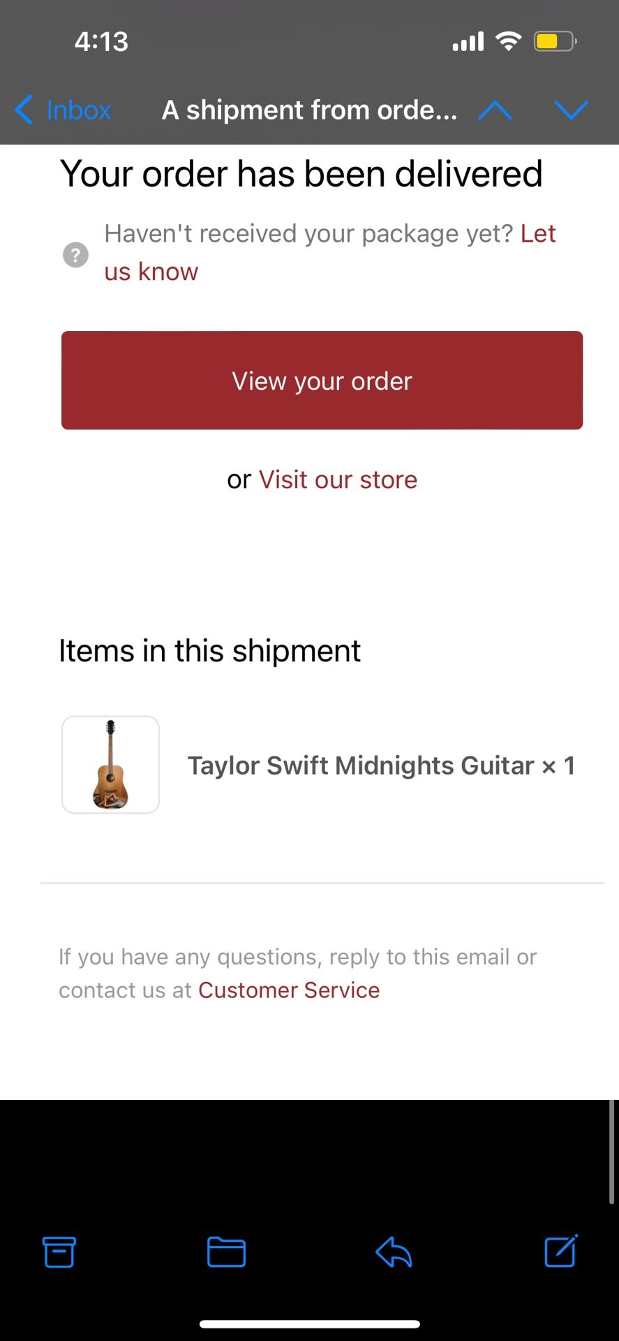 Taylor Swift Midnights Guitar