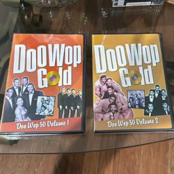 Doo Wop Gold ~ Doo Wop 50 - Volume 1 & Volume 2 Two DVD Set ~ Still Sealed Like New