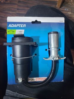 Tow Smart 6-Round to 7-Blade Trailer Adapter