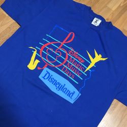 Vintage Disney Mickey Mouse Magic Music Days Shirt XL Single Stitch Disneyland 90s