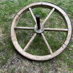 Old Wheelbarrow Front Wheel 