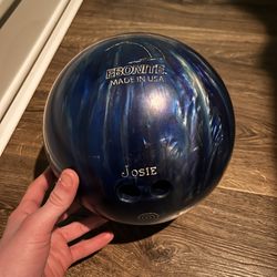 Ebonite Maxim Blue Swirl Bowling Ball ~ 10IBS
