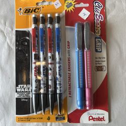 Mechanical Pencils And Erasers