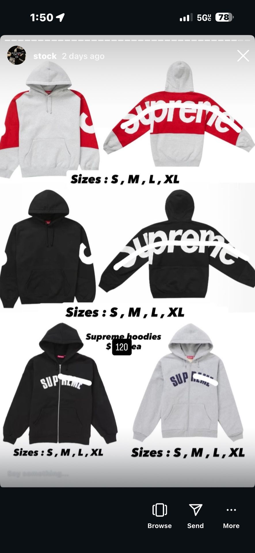 supreme hoodie