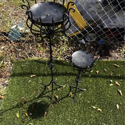 wrought iron plant stands