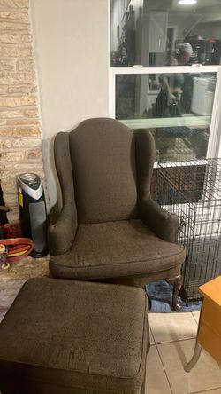 Ottoman and reading chair