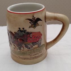 Budweiser Christmas Holiday Beer Stein