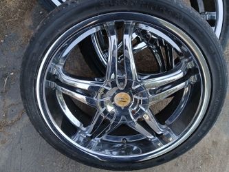 20 inch rims came off a chevy