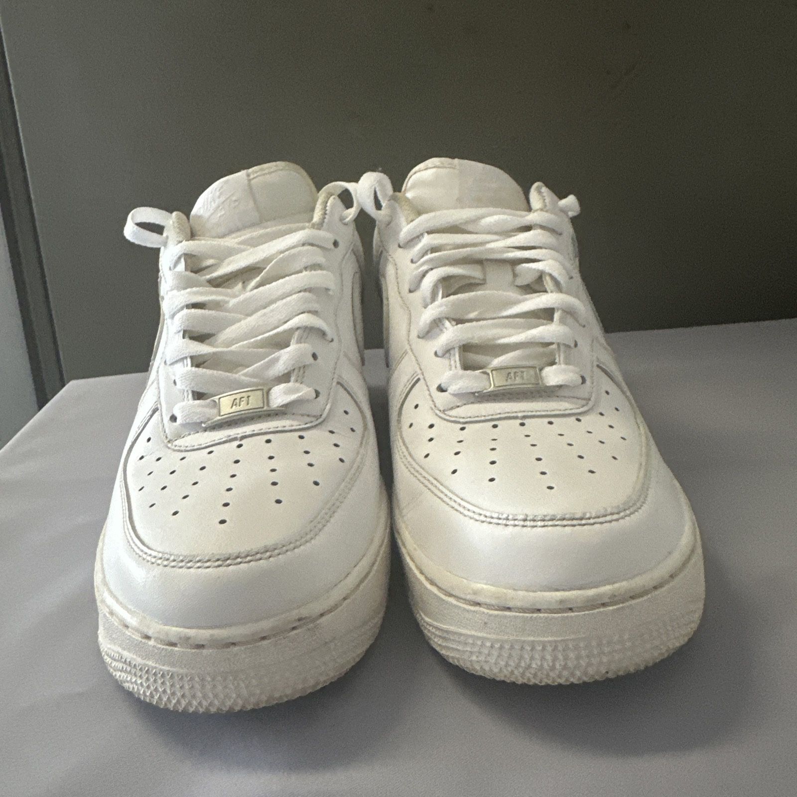 Size 9.5- Nike Air Force 1 Low White