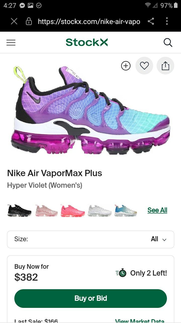 Nike Air VaporMax Plus
Women Tennis Shoes