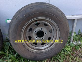 Trailer Tire - to be used as spare