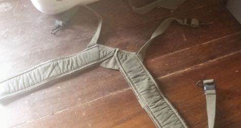 Vintage US Army World War II In Vietnam Shoulder Straps For a Wrapp Set Canteen Belt