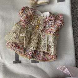 S Weave S Puppy Dog Warm Dress Pink