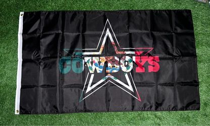 Cowboys flag size 5’x3’