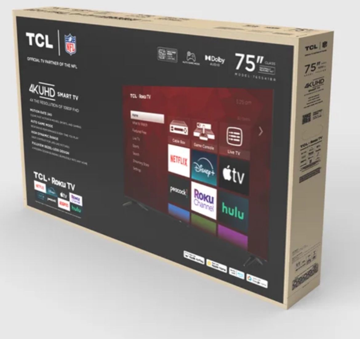 75in TCL Smart TV