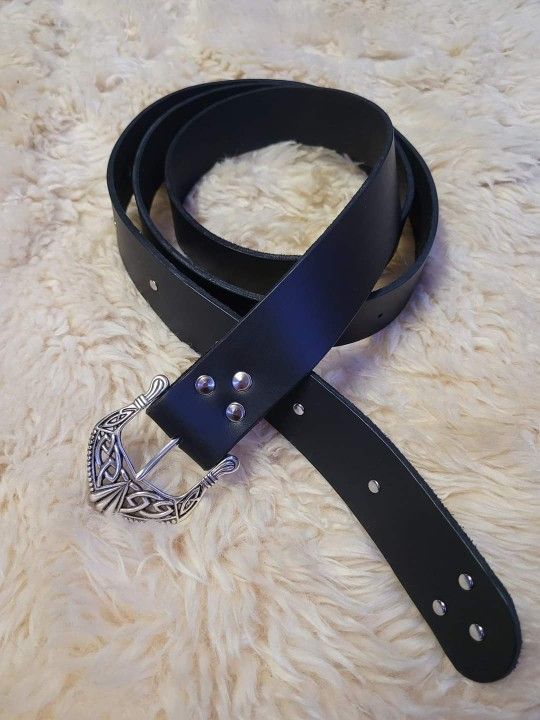 Leather Belt For LARP, Cosplay, Or Reenactment 