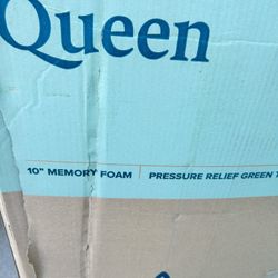 Queen Size - Zinus 10 Inch Green Tea Memory Foam Mattress