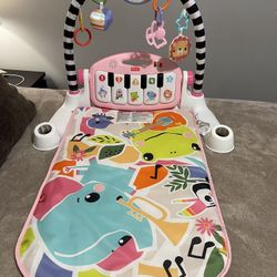 Fisher-price Kick And Play Piano Toy (pink)