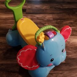 Fisher-Price 3-in-1 Bounce, Stride And Ride Elephant 