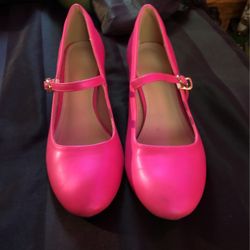 Pink heels worn once