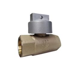 3/4 in. Bronze FNPT In-Line Irrigation Ball Valve with Automatic Drain=Bc-45/01