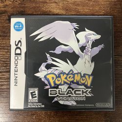 pokemon black nintendo ds box only