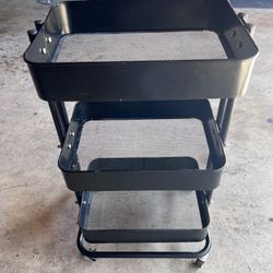 🔥🔥💪 3-Tier Metal Rolling Utility Cart – Heavy-Duty & Multi-Purpose