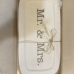 Mud Pie™ Wedding Ceramic Platter