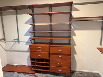 Free Closet Shelving & Drawer System